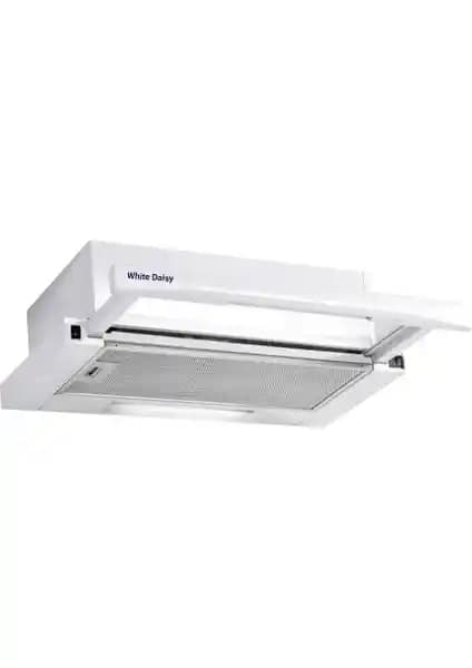 White Daisy Çift Motorlu Beyaz Aspiratör Modern Mutfaklar İçin Şık ve Yüksek Performanslı Çözüm