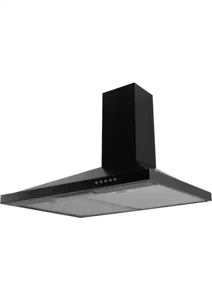 White Daisy Gusto Siyah Piramit Davlumbaz: Modern ve Yüksek Performanslı Mutfak Aspiratörü