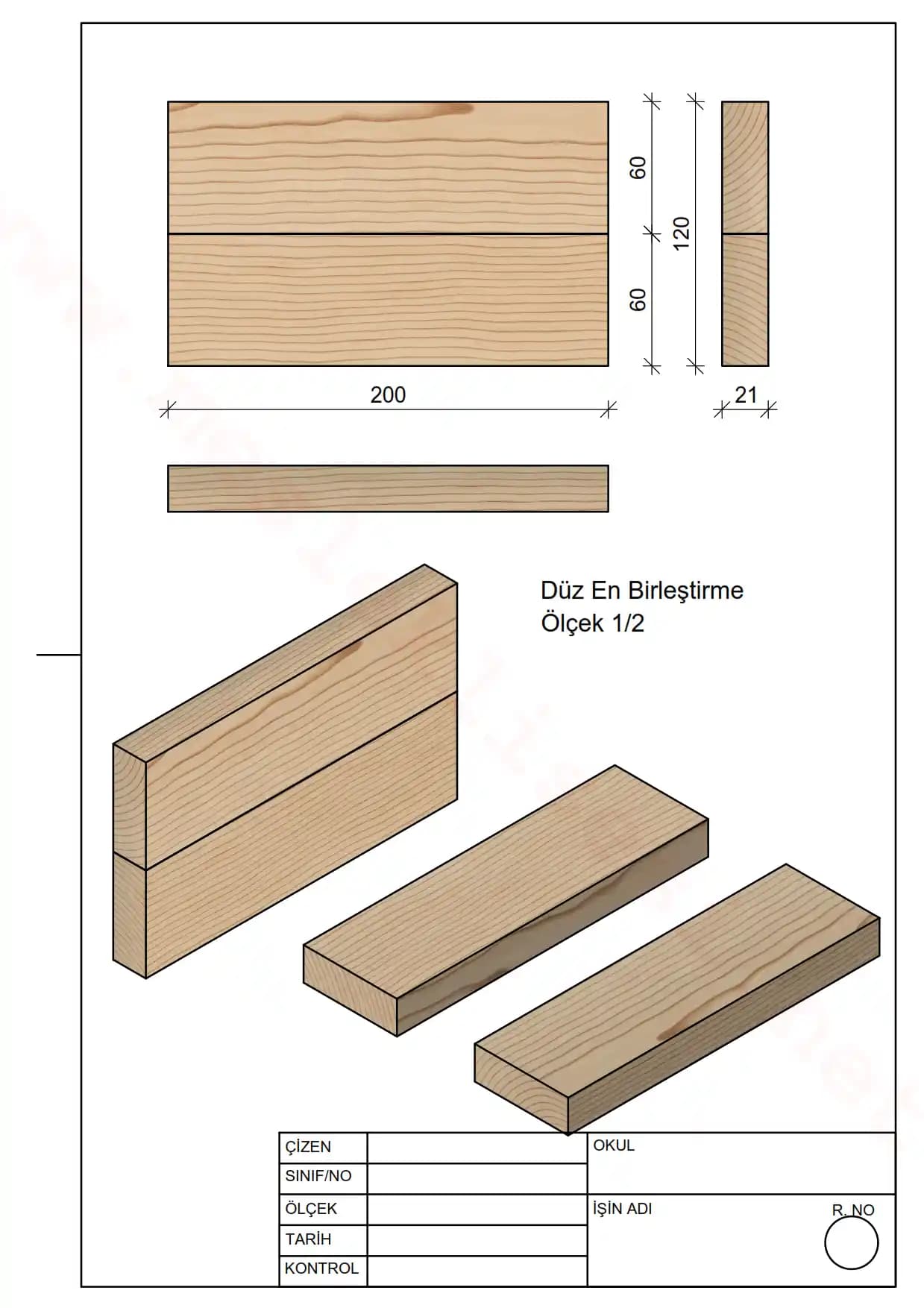 Ahşap İşçiliğinde Köşe Trim Problemlerinin Çözümünde Blok Ekleyerek Yükseltme Yöntemi