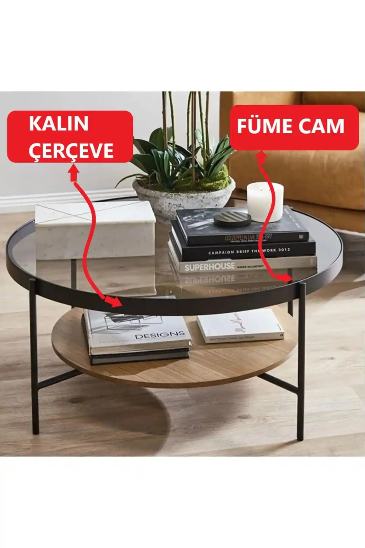 BETA AKSESUAR Oslo Orta Sehpa: Modern ve Dayanıklı Tasarımıyla İç Mekanlara Şıklık Katıyor