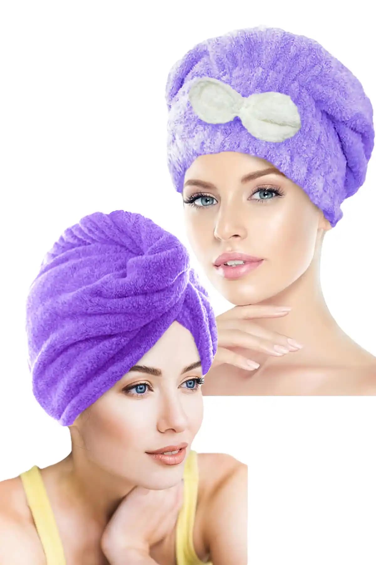 CHIZGY İkili Saç Havlusu Seti: Yüksek Emicilik ve Şık Tasarım ile Günlük Kullanım