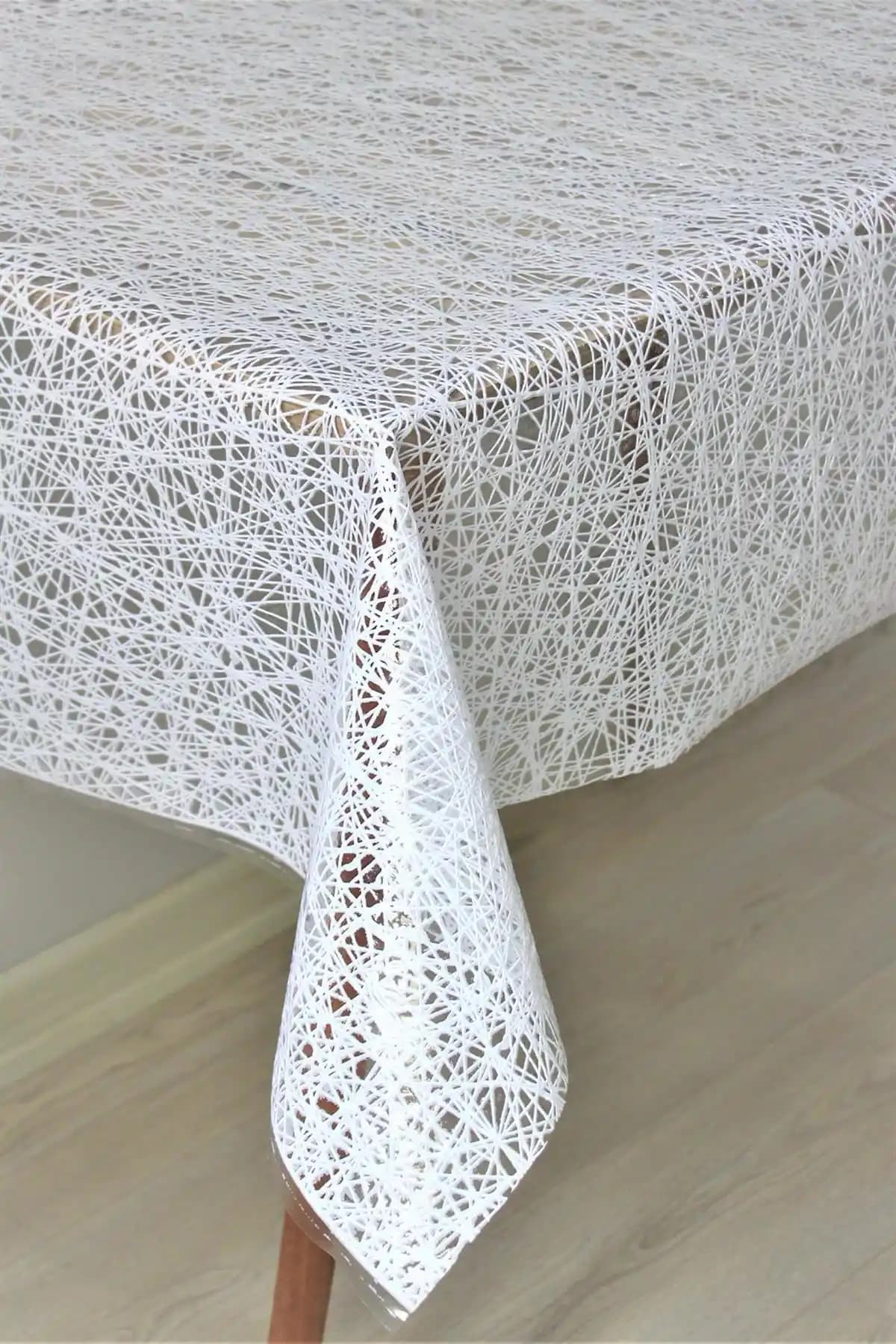 DedeEvTekstil PVC Şeffaf Muşamba Masa Örtüsü Estetik ve Dayanıklı Tasarım