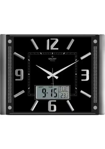 Galaxy 711-S Premium Kabartma Rakam Dijital Duvar Saati Siyah Detaylı İnceleme ve Değerlendirme