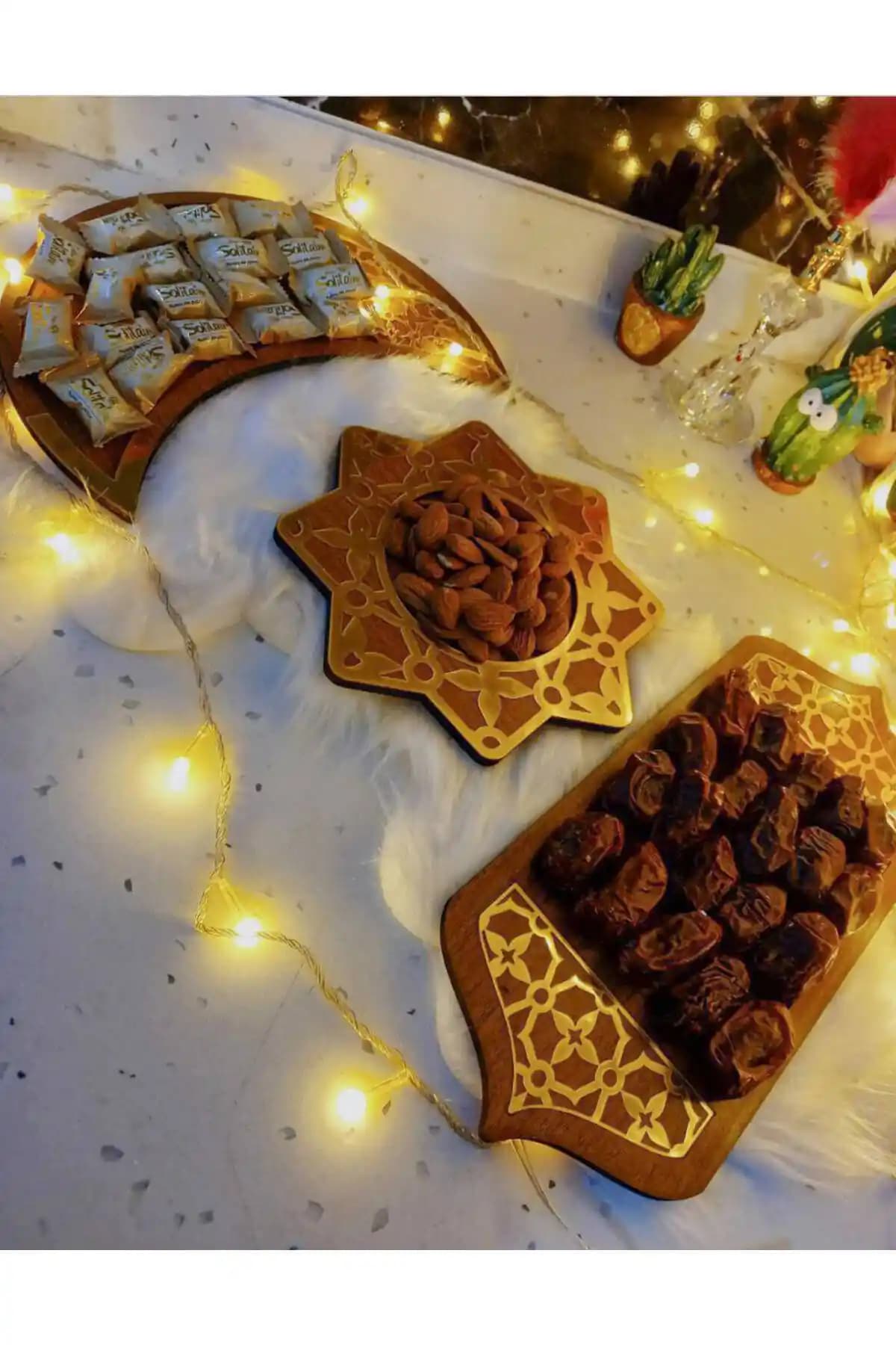 Genel Markalar 3'lü Ahşap Tabak Seti: Estetik ve Fonksiyonellik Sunan Modern Tasarım