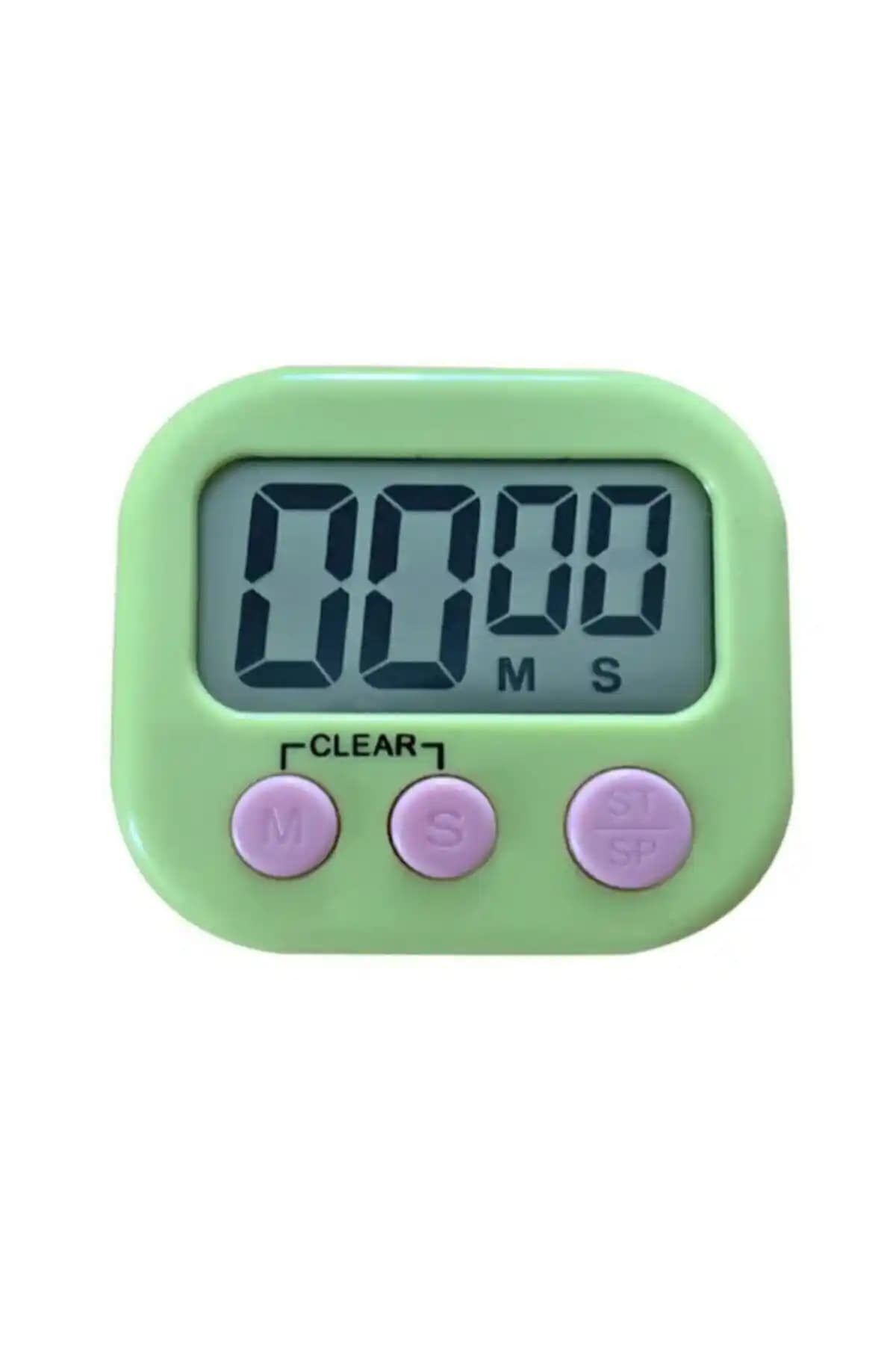 Genel Markalar Yeşil Dijital Mutfak Zamanlayıcı ve Çok Yönlü Kullanım Özellikleri