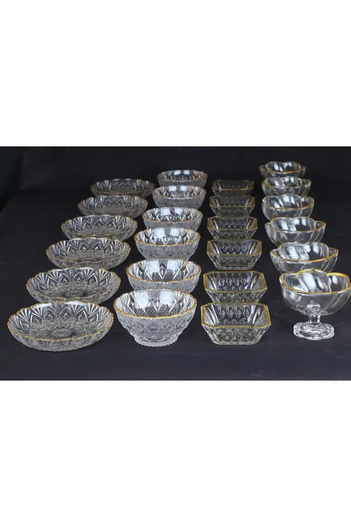 Kig Lüx 24 Parça Cam Seti: Modern ve Dayanıklı Mutfak Gereçleri