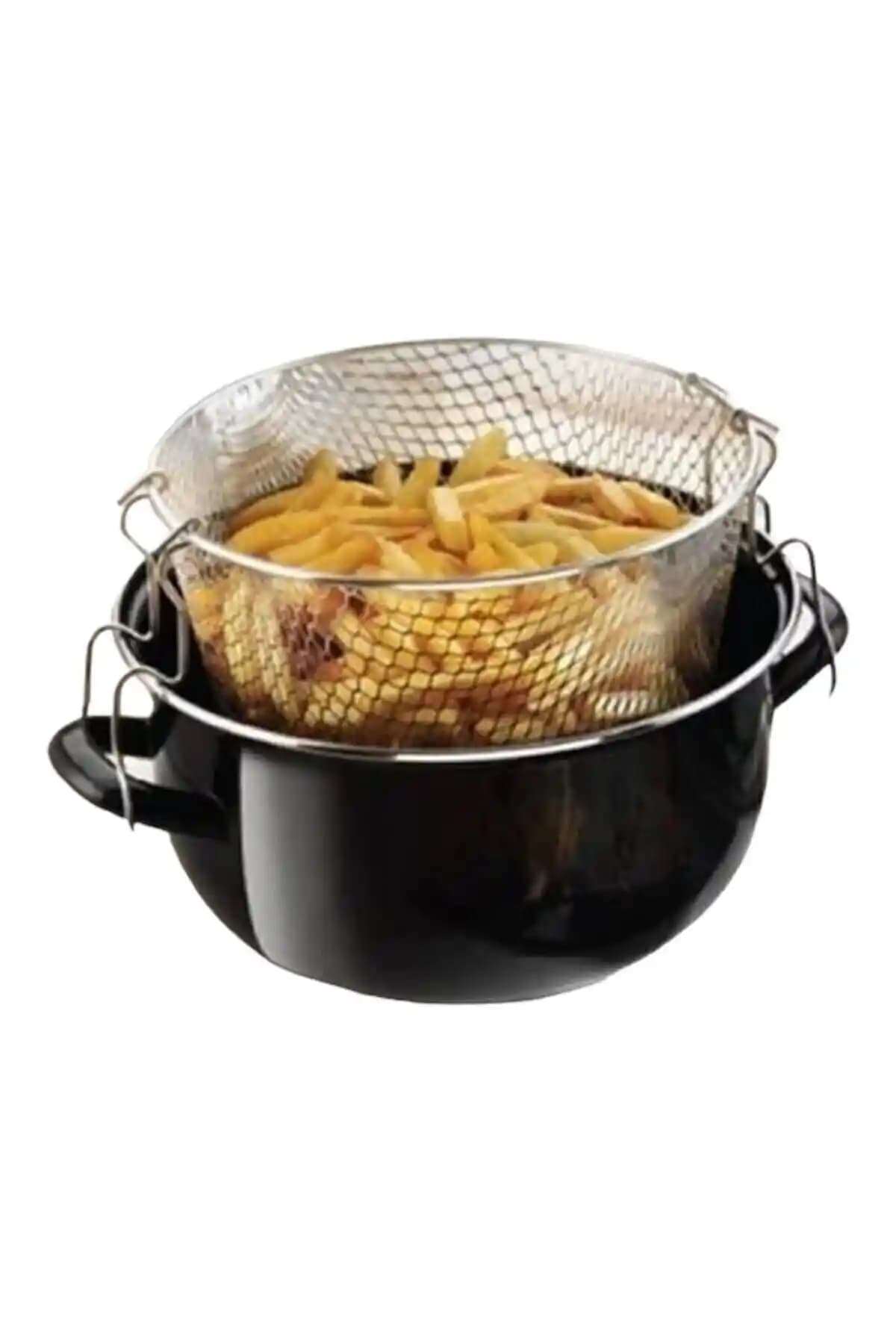 Laviss Emaye Cam Kapaklı Patates Biber Kabak Sosis Kızartma Tenceresi Özellikleri ve Kullanım Avantajları