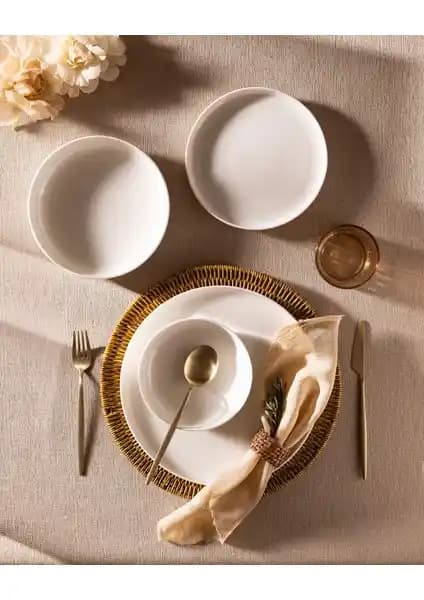 Madame Coco Madelyn 6 Kişilik 24 Parça Yemek Takımı Şık ve Dayanıklı Tasarım