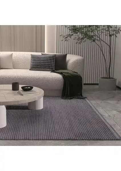 Modern ve Şık Vetrina 3604 Antrasit Halı ile İç Mekanlara Estetik Katın