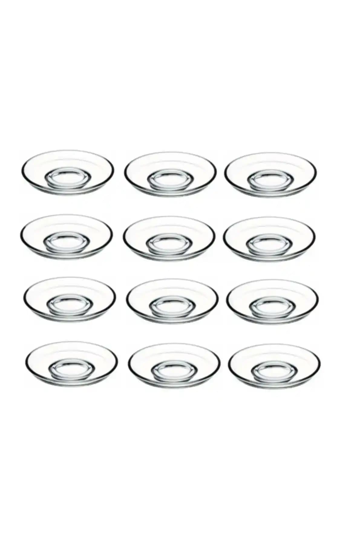 Pasabahçe Çay Tabak Bardak Altı Seti Estetik ve Dayanıklı Tasarımıyla Geleneksel Çay Ritüellerine Uygun