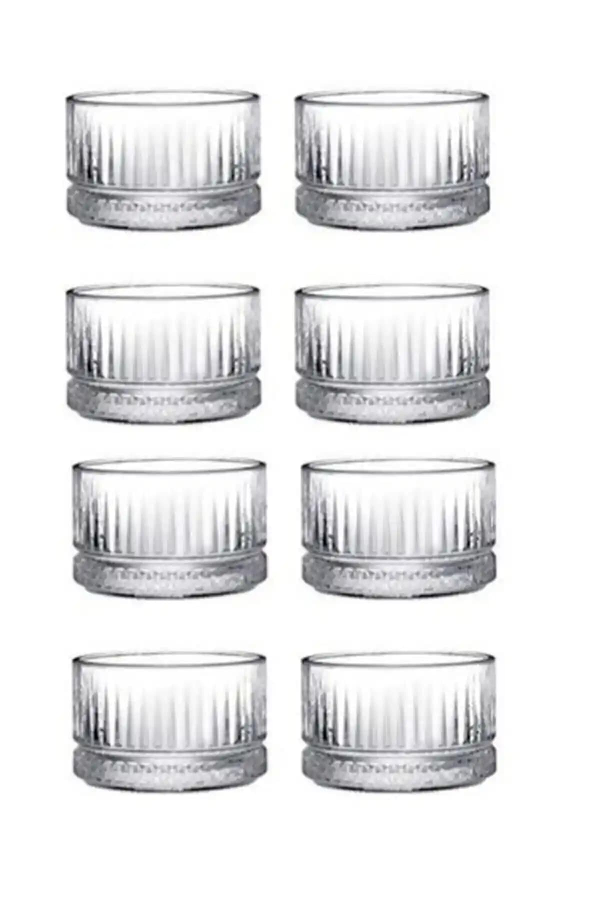 Paşabahçe Elysia 8'li Cam Çerezlik Seti Modern ve Estetik Tasarım