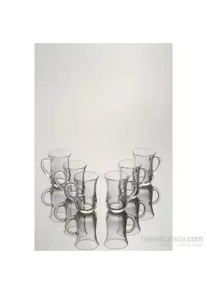 Paşabahçe Keyif Kulplu Çay Bardağı Seti: Estetik ve Dayanıklı Cam Tasarımıyla Günlük Kullanım