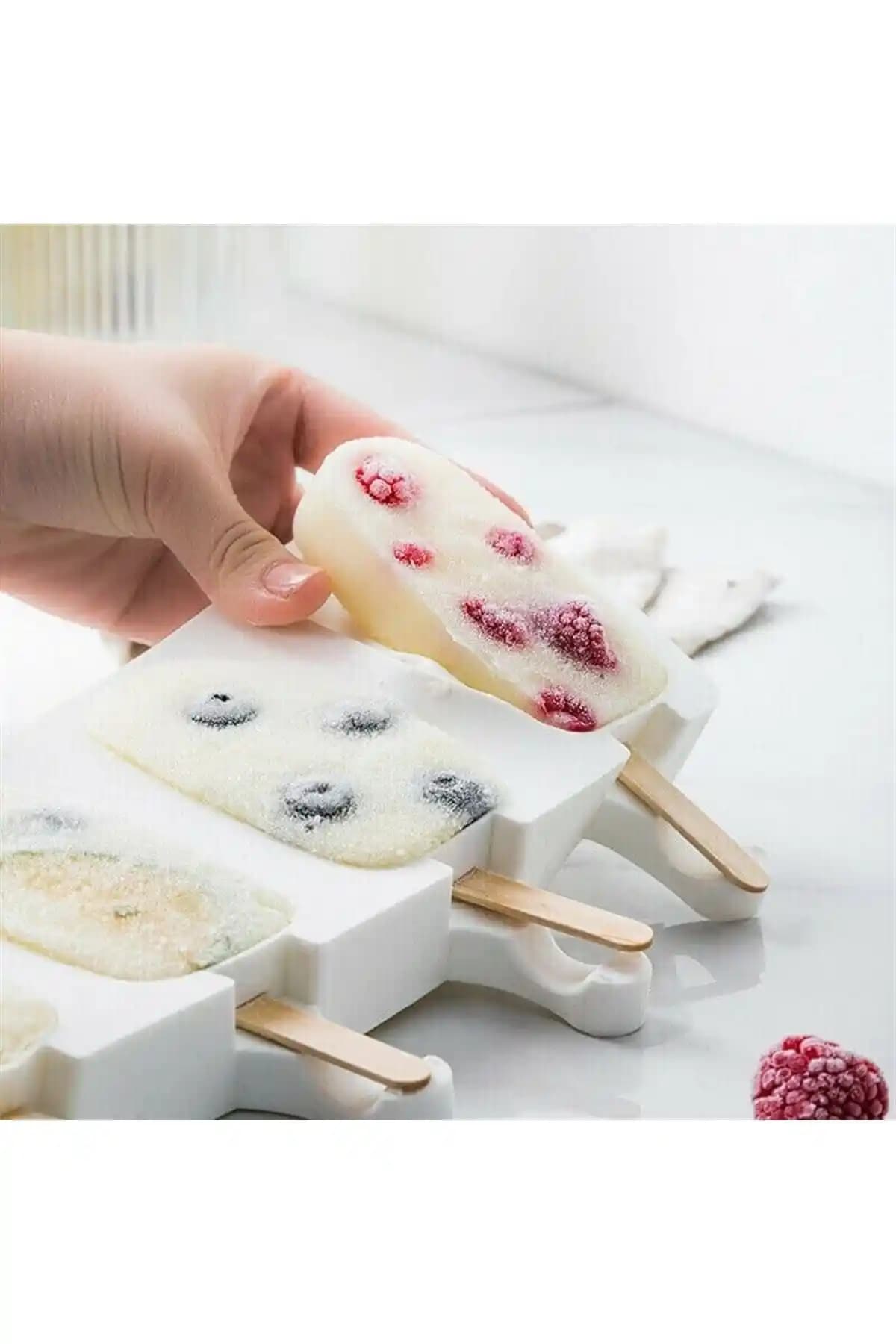 Sağlıklı ve Dayanıklı Silikon Dondurma Kalıbı ile Evde Doğal Tatlar Yaratın