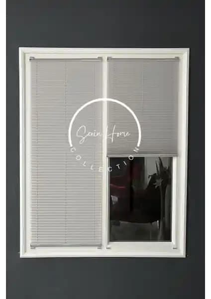 Serin Home Collection Gri Katlanabilir Plise Perde: Modern ve Fonksiyonel Tasarım