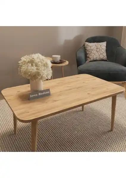 Seven Madame Modern Orta Sehpa: Şık ve Dayanıklı Doğal Ahşap Mobilya Çözümü