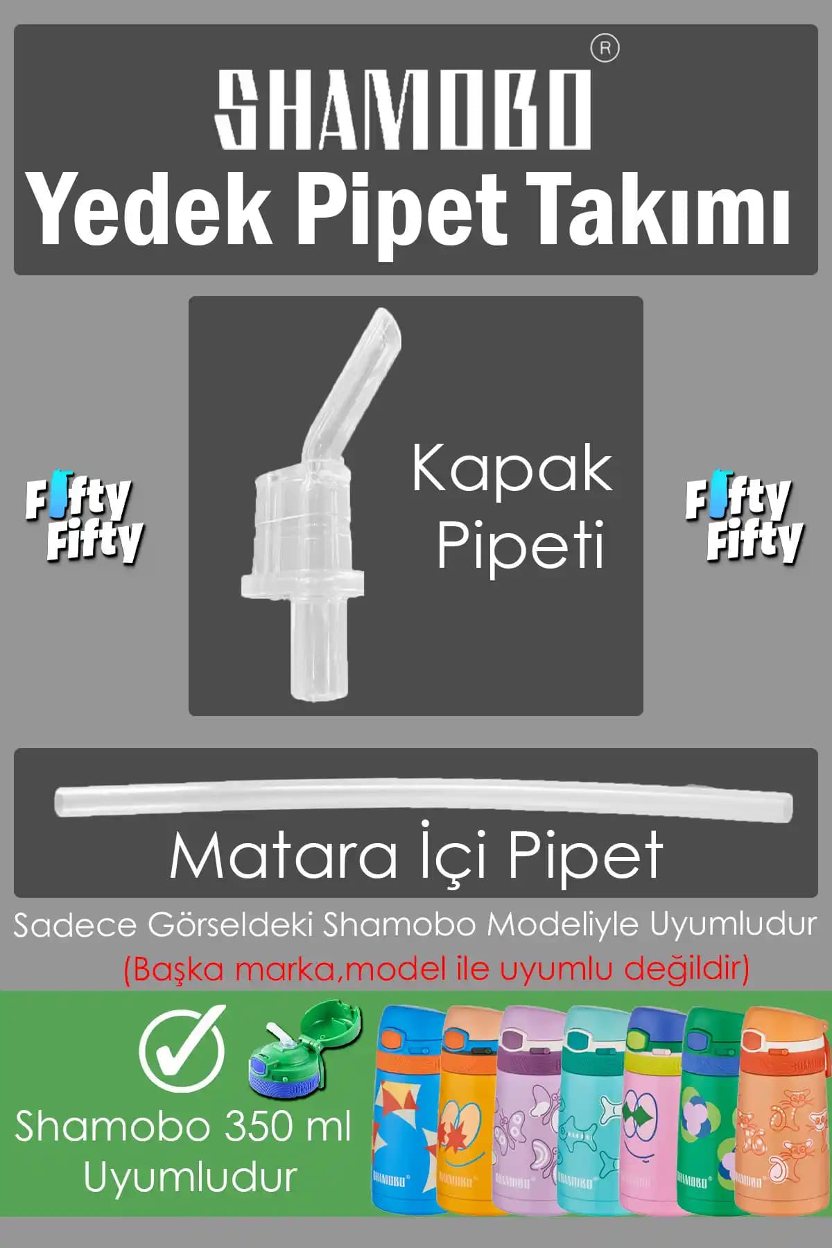 Shamobo 350 ml Uyumlu Yedek Pipet Takımı dayanıklılık ve pratiklik sağlayan tasarım