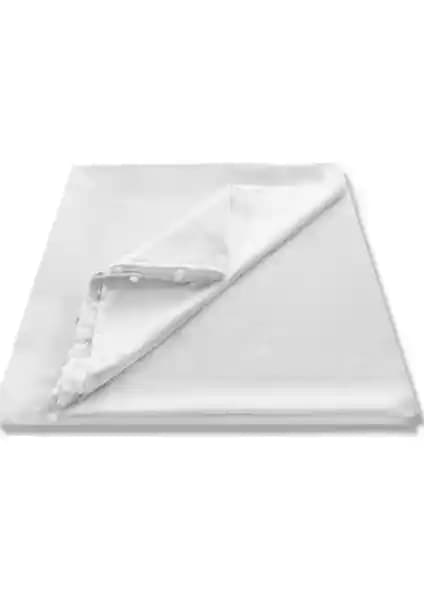 Taç Saten Güneşlik Beyaz 225x260 cm: Şık ve Dayanıklı Perde Seçeneği