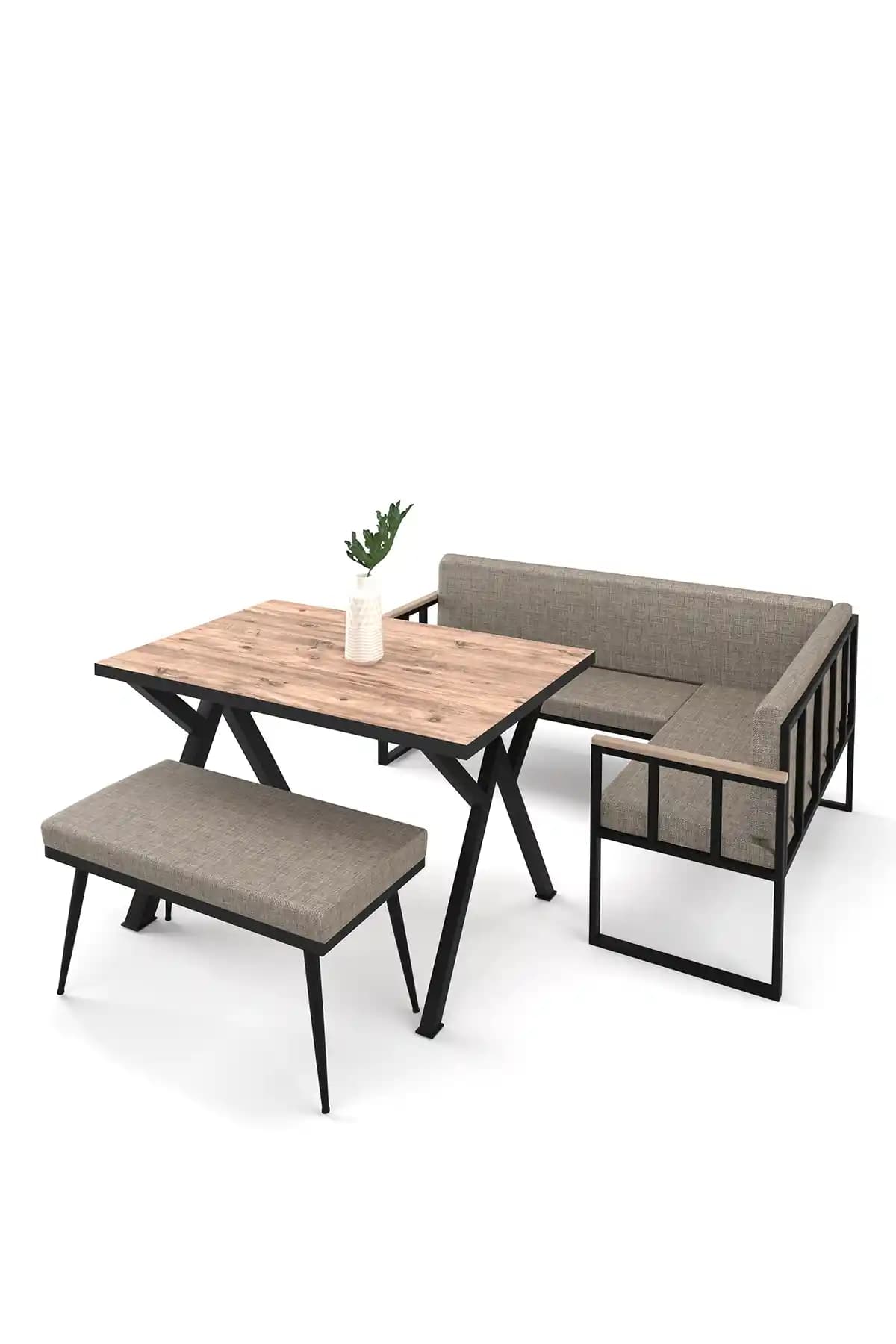 Wood House Polen Mutfak Köşesi Takımı: Modern Tasarım ve Dayanıklılık Özellikleri