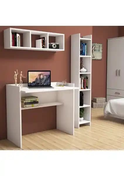 Bimossa Nurbanu Beyaz ve Robin Home Çocuk Genç Çalışma Masası Karşılaştırması