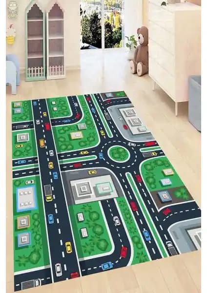 Çocuk Odası İçin Güvenli ve Dayanıklı Trafik Temalı Halı Seçenekleri