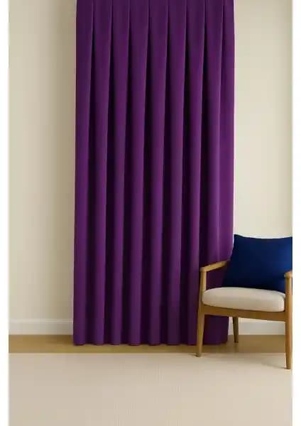 Kadife Fon Perdeler: Mor ve Koyu Gri Seçenekleriyle Modern Dekorasyon İpuçları