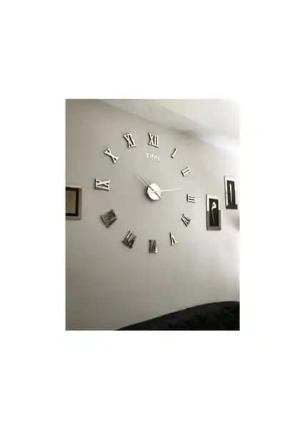 Ahşap Gümüş Roma Saat: Estetik ve Fonksiyonellik Sunan Modern Dekoratif Saat