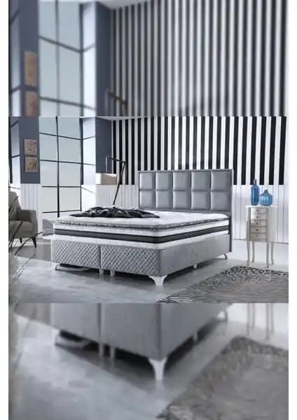 Asroyallüks Şehrazat 90x190 cm Pedli Paket Yaylı Yatak Kaliteli ve Rahat Uyku Deneyimi Sunar