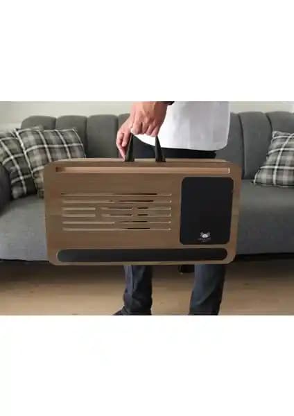 Axolotl Supply Telefon ve Tablet Bölmeli Estetik ve Ergonomik Laptop Sehpası
