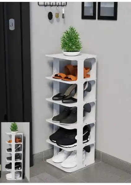 Bayev 5 Katlı Lüks Ayakkabılık: Şık ve Fonksiyonel Kapı Önü Düzen Çözümü