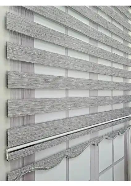 BBB Bambu Zebra Gri Perde MZ666: Modern ve Dayanıklı Perde Çözümü