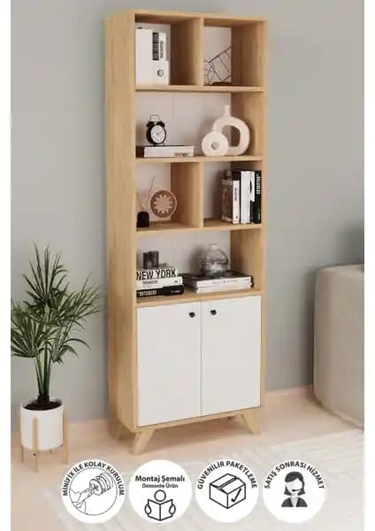 Bofigo Smyrna Serisi Dekoratif Kitaplıklar Modern Tasarım ve Dayanıklılık