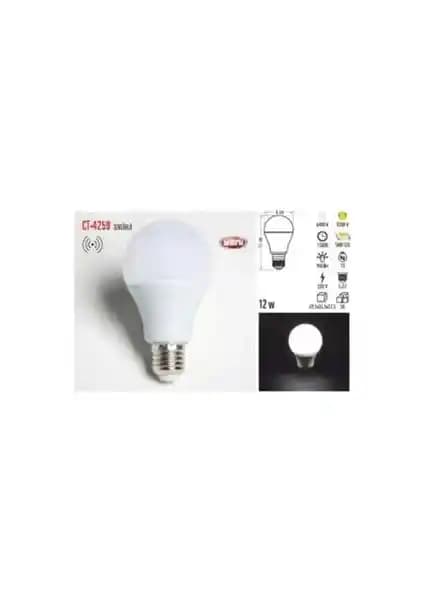 Cata CT-4259 Sensörlü LED Ampul 12W Enerji Tasarruflu Akıllı Aydınlatma Çözümü