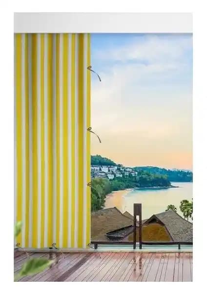 Elisa Home Elisya Balkon Perdesi: Dayanıklı ve Şık Dış Mekân Perde Çözümü