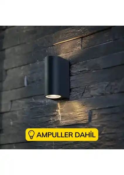 Full Reyon Çift Yönlü Dekoratif Duvar Aplik: Modern ve Dayanıklı İç ve Dış Mekan Aydınlatma Çözümü