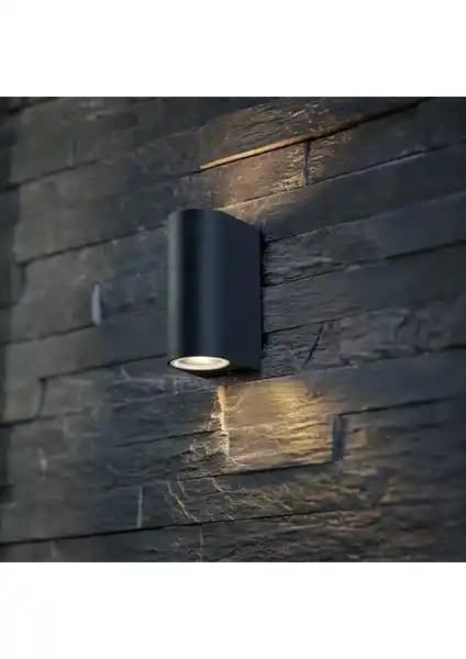 Full Reyon Çift Yönlü Dekoratif Duvar Aplik Siyah - Modern ve Dayanıklı Aydınlatma Çözümü