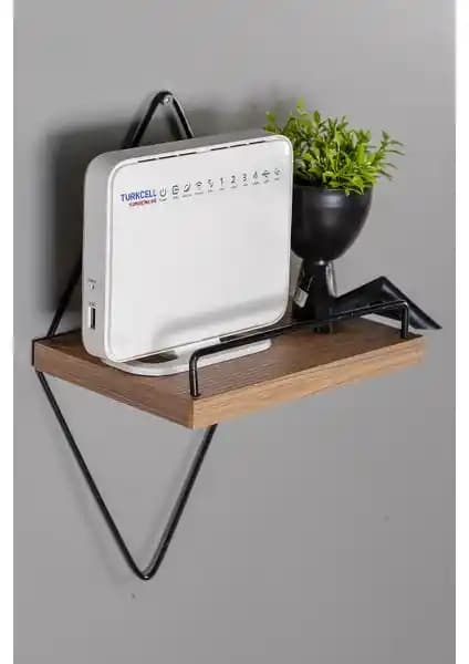 Full Reyon MDF Dekoratif Modem Rafı ile Çok Amaçlı Şık ve Dayanıklı Çözüm