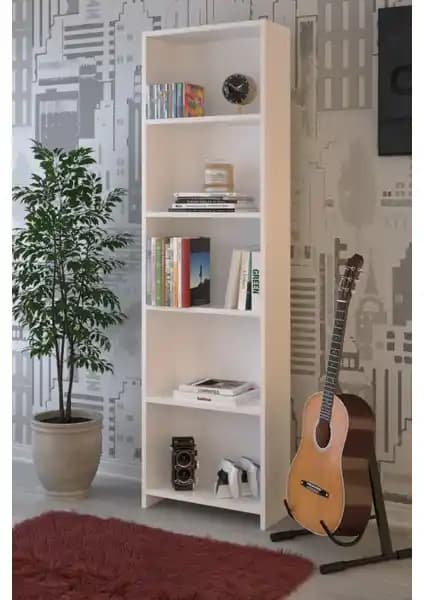 Gubimo Abete 5 Raflı Beyaz Kitaplık Değerlendirmesi ve Kullanıcı Yorumları