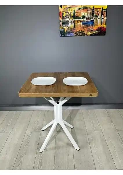 Hey Modüler Mobilya Tepe Ceviz Beyaz Mutfak ve Balkon Masası Ürün Özellikleri ve Kullanım Alanları