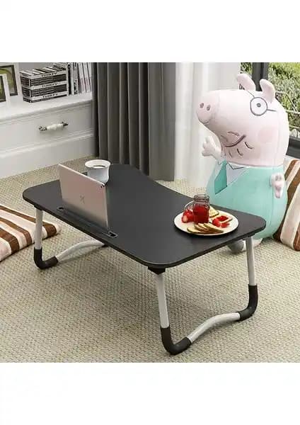 Hodbehod Siyah Yatak ve Koltuk Üstü Çok Amaçlı Laptop Masası