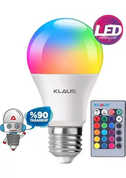 Klaus Renk Değiştirebilen Uzaktan Kumandalı LED RGP Lamba Özellikleri ve Kullanım Avantajları