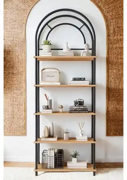 Mobitopya Çevir Kur Çok Amaçlı Raf Dolabı Atlantik Çam Renkli Modern Tasarım