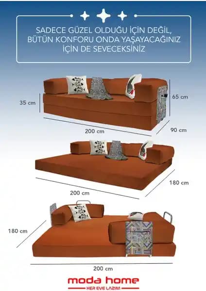 Moda Home Bedding Yataklı Kanepe: Çok Yönlü Fonksiyon ve Şık Tasarım Özellikleri