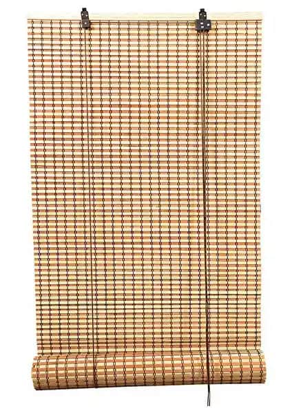 Modern ve Şık Bambu Görünümlü Ahşap Stor Perde – Pratik Kullanım ve Estetik Tasarım