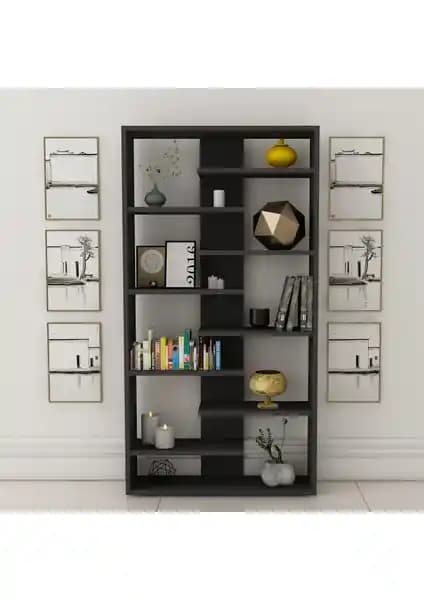 Moonlife Denver Dekoratif Kitaplık: Şık ve Pratik Tasarım ile Modern Yaşam Alanları İçin