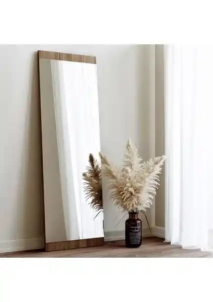 NeoStill Boy Aynası Dekoratif Basic Ceviz 40X120 Modern ve Şık Tasarım