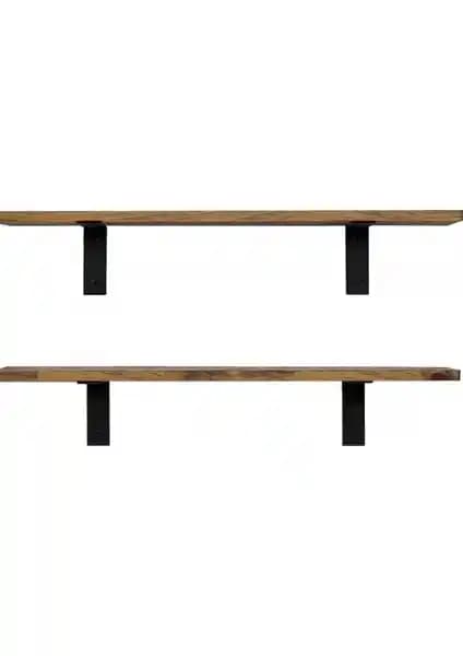 Olcay Aksesuar Ahşap 2'li Uçan Raf Duvar Rafı: Modern ve Dayanıklı Dekoratif Çözüm