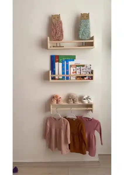 Olcay Aksesuar Montessori Kitaplık: Doğal ve Sağlıklı Çocuk Odası Düzenleme Çözümü