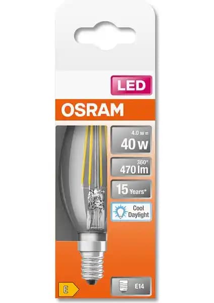 Osram Led Clb40 4W Beyaz Işık E-14 Ampul: Enerji Verimli ve Uzun Ömürlü Aydınlatma Çözümü