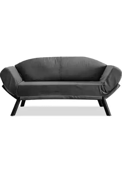 Pafu Genzo İkili Yataklı Koltuk Gri - Modern, Dayanıklı ve Çok Fonksiyonlu Mobilya Seçeneği