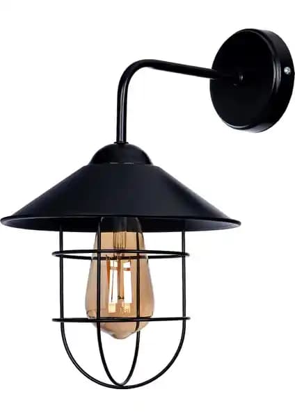 Polat Aydınlatma Koza Aplik Siyah Modern İç Mekan Aydınlatma Çözümü 75-90 karakter